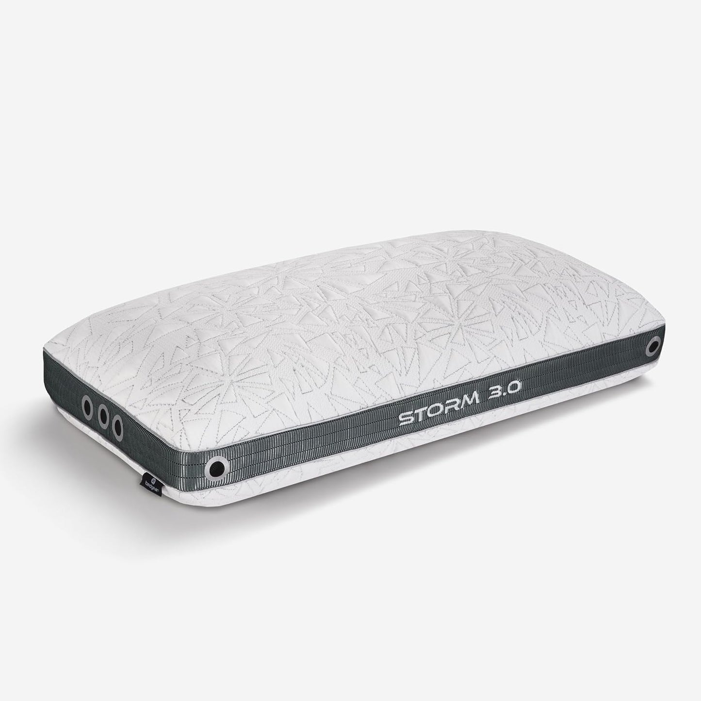 Bedgear Storm Performance Pillow, 1.0 Cooling Pillow for Side Sleepers, Medium Firm Support, Ver-Tex Cooling Cover, Air-X Mesh, Washable
