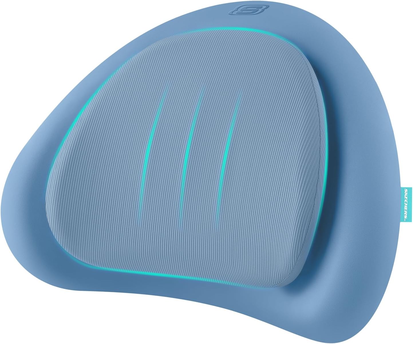Skechers Lumbar Pillow Premium Memory Foam,Double-Layer-Office Chair Cushion for Tailbone Pain Relief,Butt Pillow for Office Chair,Car seat Cushion,Long Sitting Office Workers,and Car Drivers,Black