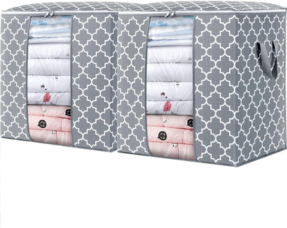 Storage Bags 3 Pack 100L Clothes Organization and Storage Containers