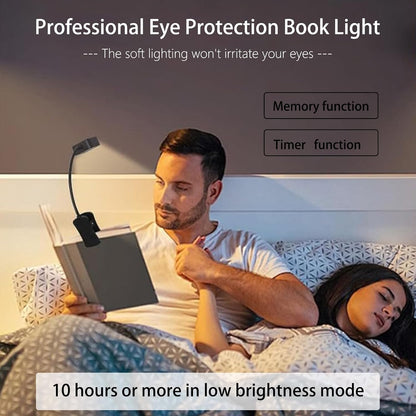 4 Pack Reading Light with 3 Color Temperature, 6 LED Book Clip Lamp for Reading in Bed, Easily Clip on to a Small Mini Lightweight Book Lights for Read Book Lovers