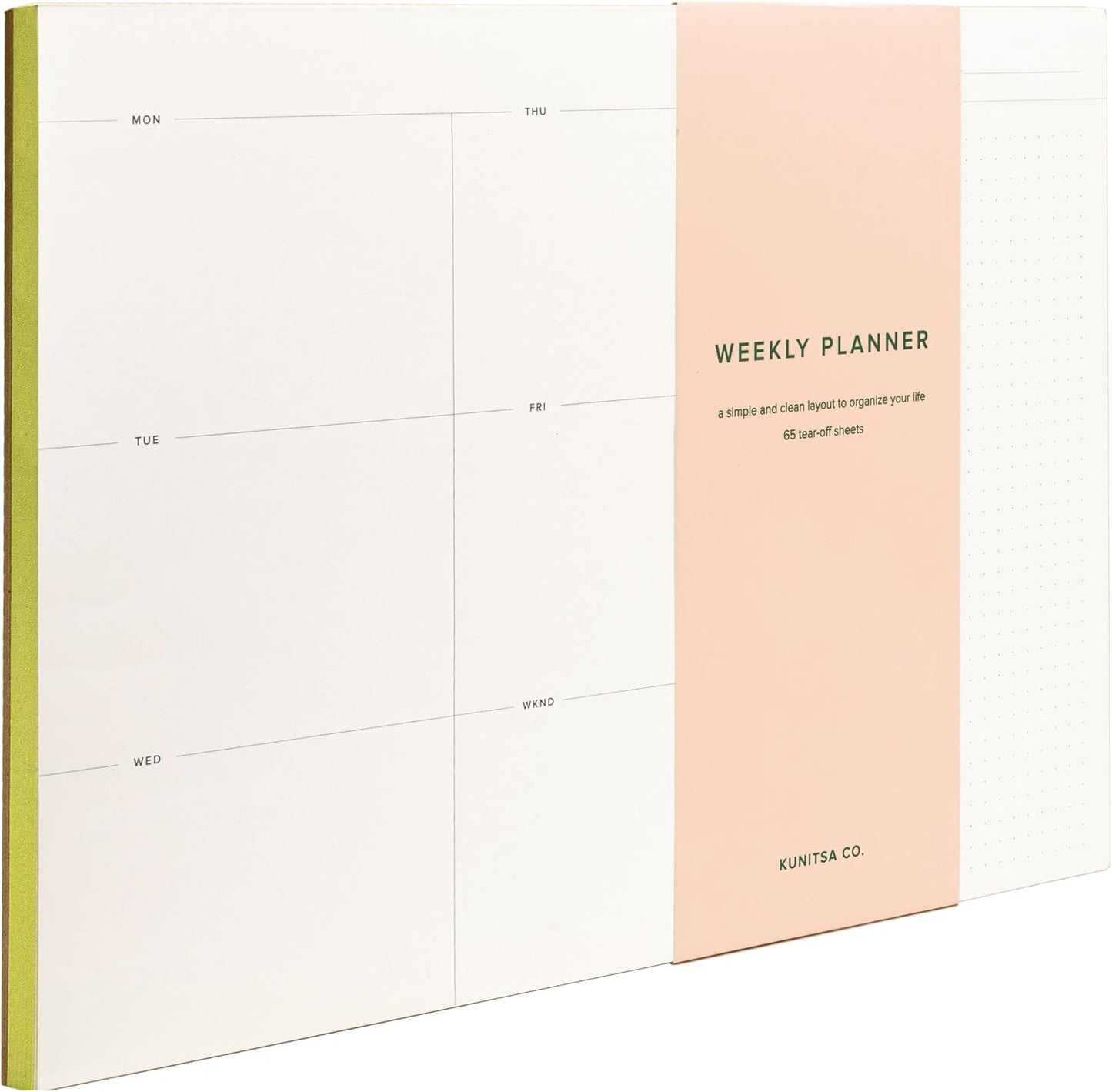 Daily To-Do List Notepad – Desk Pad for Work and Study, Minimal, 8.25x5.85 Inches