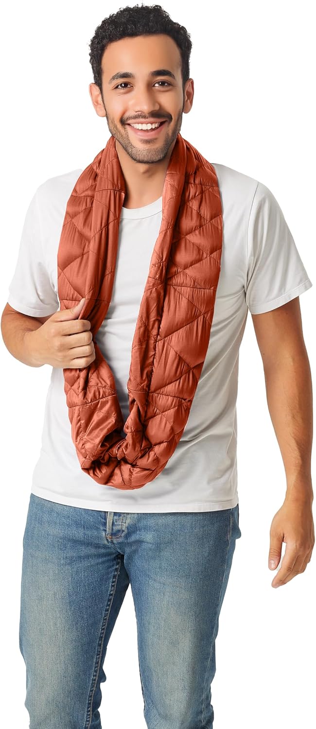 PYVOT Weighted Infinity Scarf, 3 lb Sensory Shoulder Wrap for Everyday Comfort