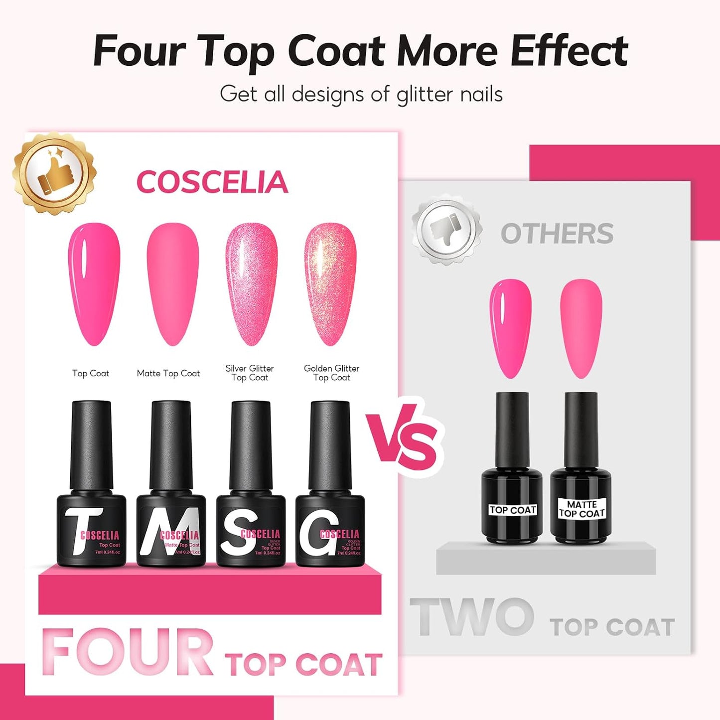 COSCELIA 53pcs Gel Nail Polish Kit with U V light and Drill Starter Kit 35 Colors Gel Nail Polish with 5pcs Top Base Coat Nail Art Professional Gel Manicure Kits Gifts for Women Teens Girls