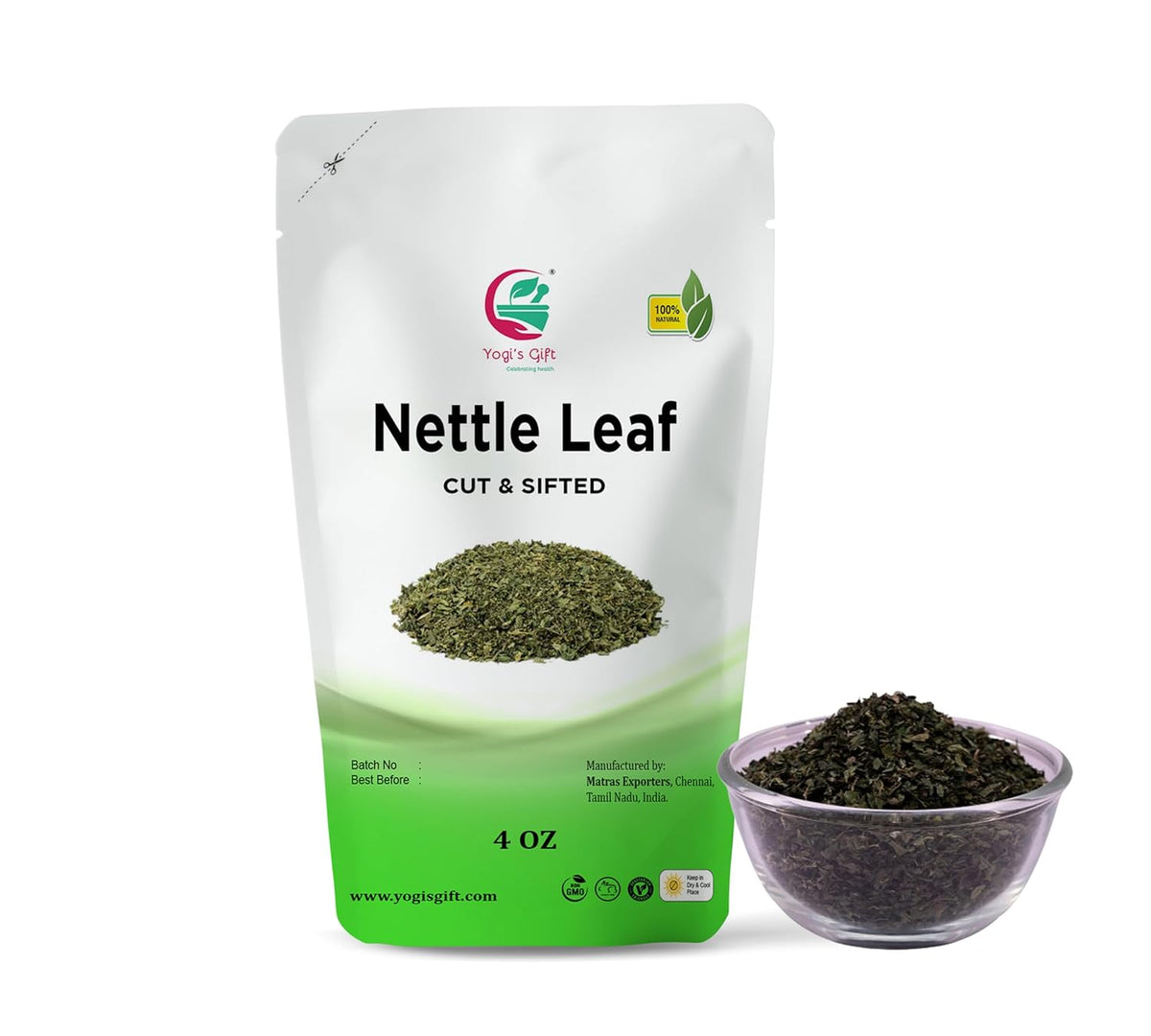 Yogi's Gift® Nettle Leaves 4 oz | Cut & Sifted Herbal Tea