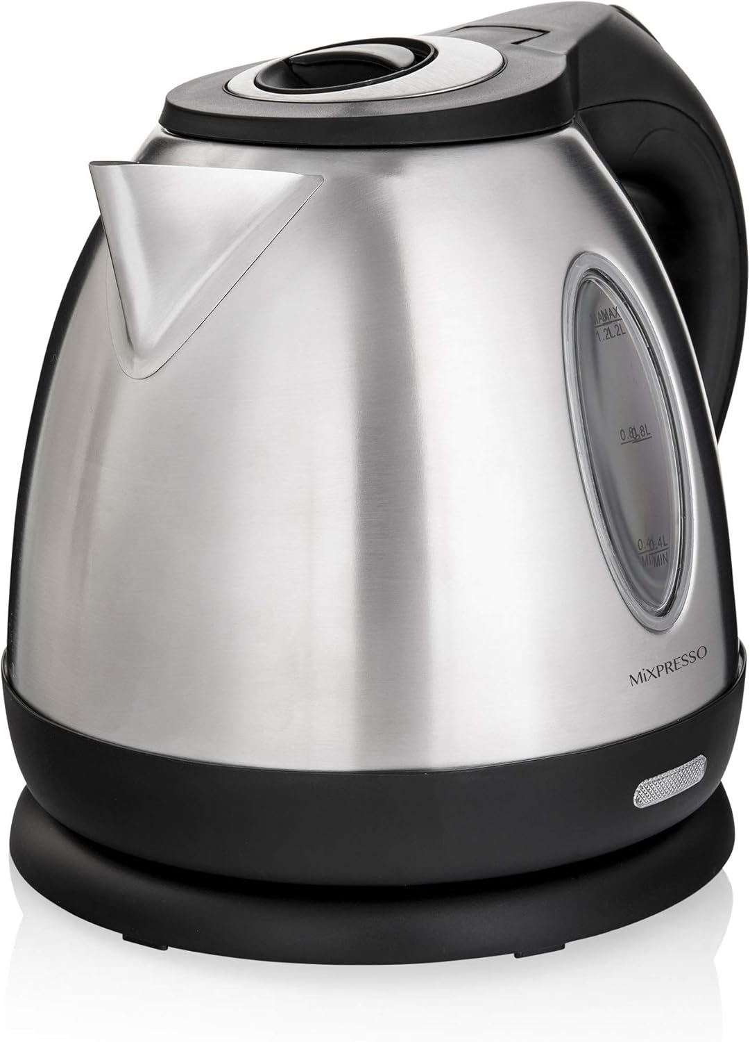 Mixpresso Electric Kettle Temperature Control, Hot Water Kettle Electric, Cordless 1 Liter Capacity, Keep Warm & LED Indicator, Auto-Shutoff, Boil-Dry Protection, Stainless Steel Electric Kettle