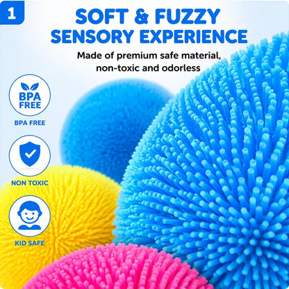 1pcs Blue Stress Squishy Ball Squishies Stress Relief Fidget Toy for Kids & Adults, Squeeze Cute Slow Rise Sensory Birthday Gift Party Favors