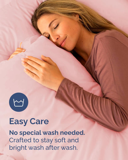 Standard Pillow Cases Set of 10 - Ultra Soft Hotel Quality Pillowcase Covers - Comfy, Cozy & Wrinkle Free - Shrink, Stain and Fade Resistant - Machine Washable Pillow Protectors - 10 Pcs Set - White - Colors B