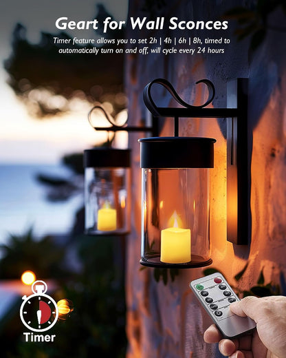 Homemory 24Pack Flickering Flameless Votive Candles for Wedding Decoration, 200+Hour Warm White Battery Operated LED Tealight, Electric Fake Candles for Party, Receptions, Halloween, Christmas