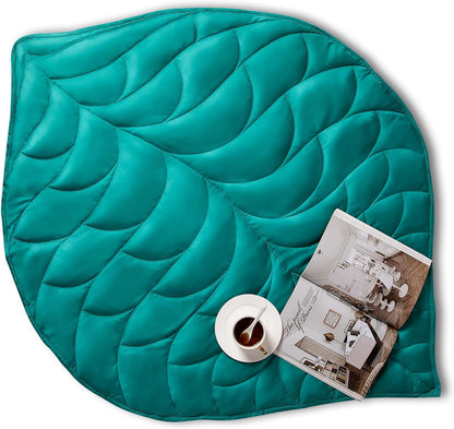 Kaisa Weighted Lap Blanket 7 lbs 41" x 53", Cozy Luxury Crystal Velvet Small Weighted Blanket for Adults, Portable Travel Weighted Blanket for Relaxation, All-Season Blanket, Machine Washable, Green