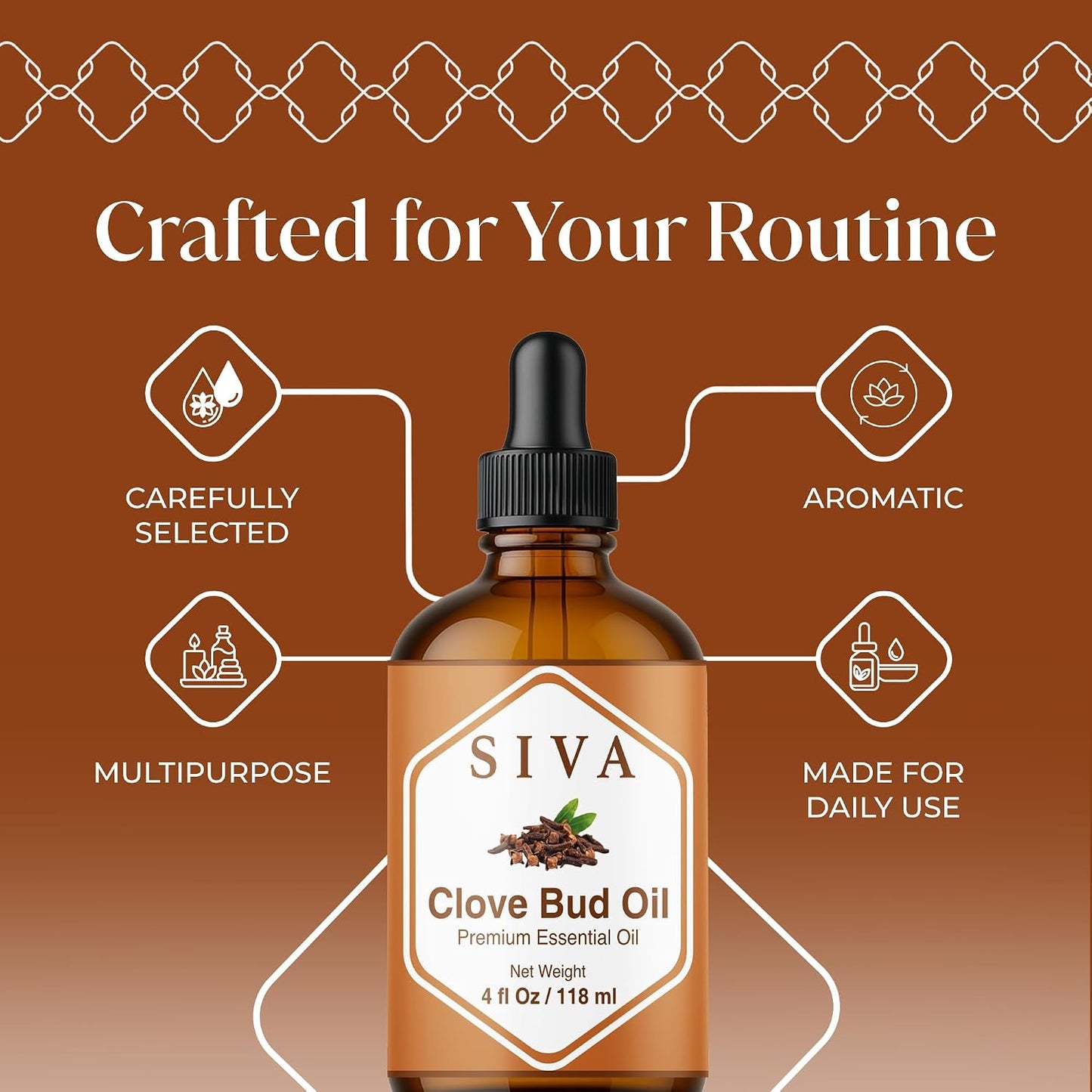 Siva Lavender Essential Oil, Huge Bottle, Large Size, 16 Fl Oz (473 ml)
