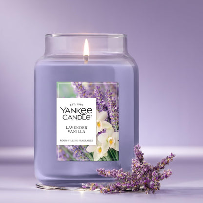 Yankee Candle Lemon Lavender Scented Candle, 22oz Large Jar