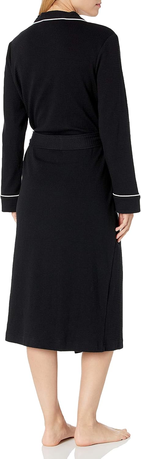 Amazon Essentials Women's Lightweight Waffle Full-Length Bath Robe (Available in Plus Size)