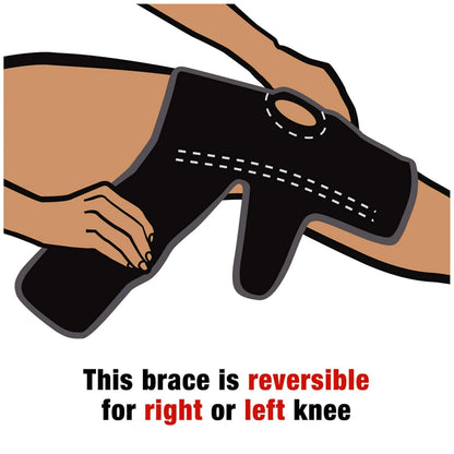 ACE Brand Adjustable Knee Brace with Side Stabilizers Provides Support & Compression to Arthritic and Painful Knee Joints