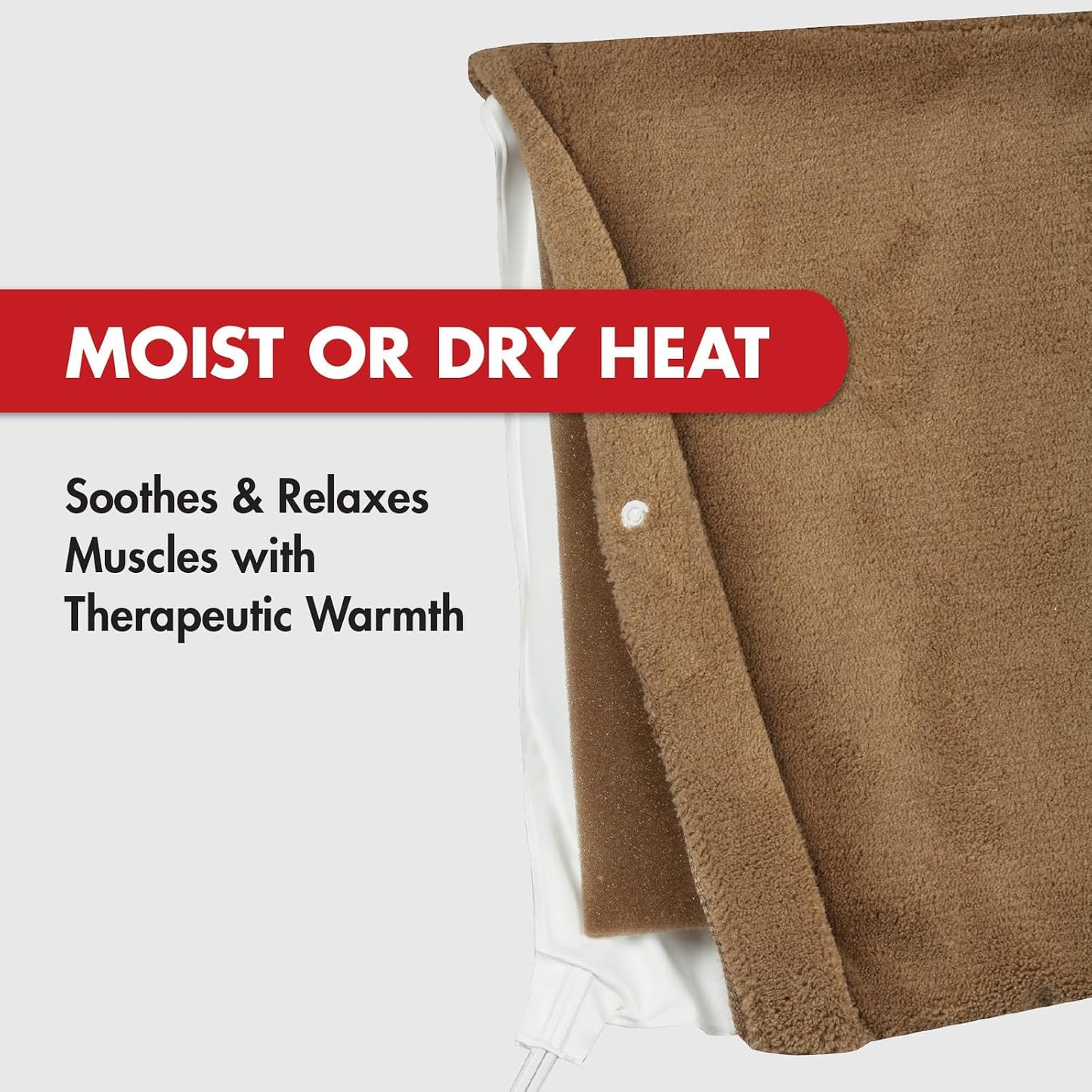 Deluxe Heating Pad Moist/Dry Heat Therapy