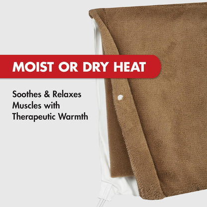 Deluxe Heating Pad Moist/Dry Heat Therapy