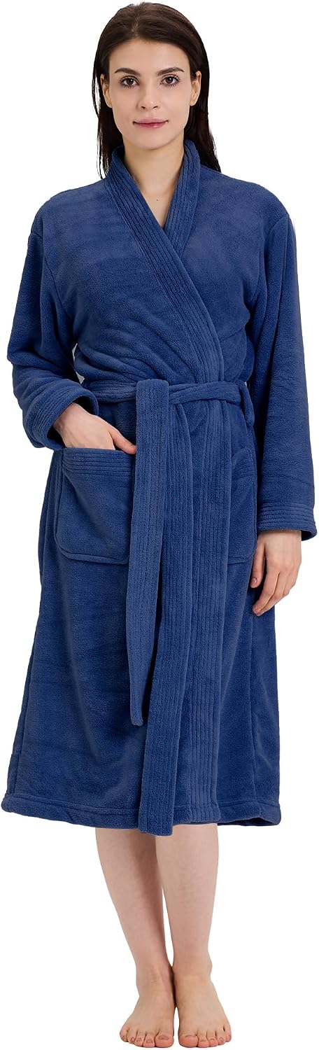 PJGGZ Towel Robe for Women – Soft Absorbent Kimono Bathrobe, Quick-Dry Spa Shower & Hotel Use