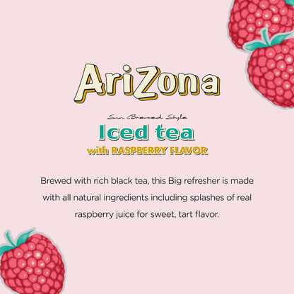Arizona Raspberry Tea - Big Can 22 Fl Oz (12 Pack)