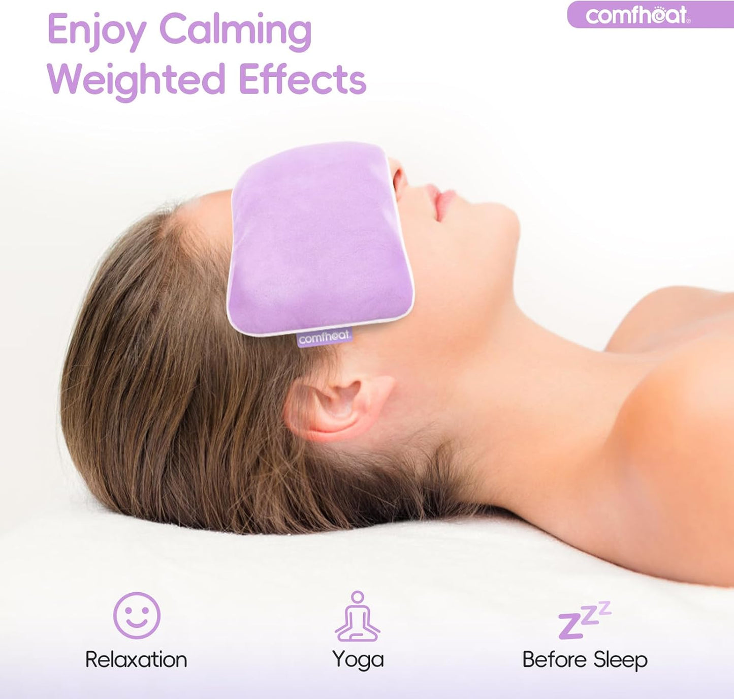 Unscented Weighted Eye Pillow for Yoga, Relaxation