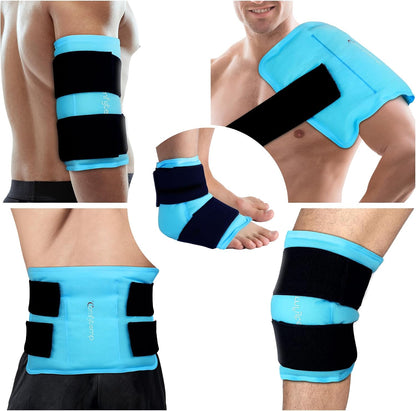 Comfytemp Gel Ice Packs for Injuries Reusable, Hot Cold Compress Ice Packs