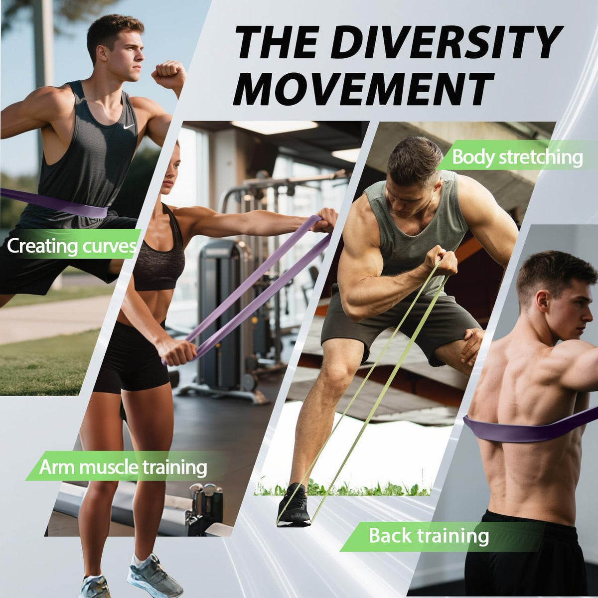 Resistance Bands for Pull Up Assist, Stretch Bands & Exercise Workout Set