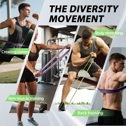Resistance Bands for Pull Up Assist, Stretch Bands & Exercise Workout Set