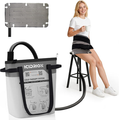 Cold Therapy Machine, Programmable Ice Machine for Shoulder After Surgery, Portable Shoulder Replacement Recovery System, Cryotherapy Pain Relief with Pad
