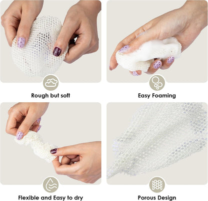 INNERNEED Food-Grade Soft Silicone Body Scrubber Shower Brush Handheld Cleansing Skin Brush, Gentle Exfoliating and Lather Well (Dark Green)