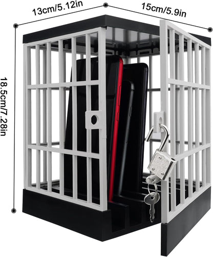 Gemaxvoled Cell Phone Jail Lock Box, Mobile Phones Prison Lockable Cage for Classroom Family Time Party