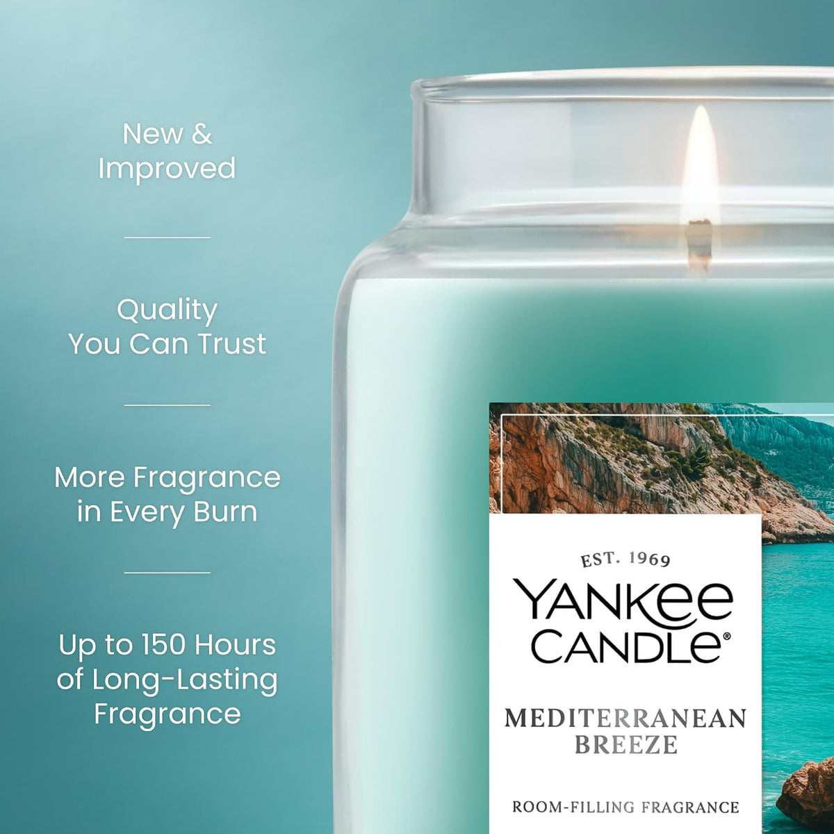 Yankee Candle MidSummer's Night Scented Candle, 22oz Large Jar