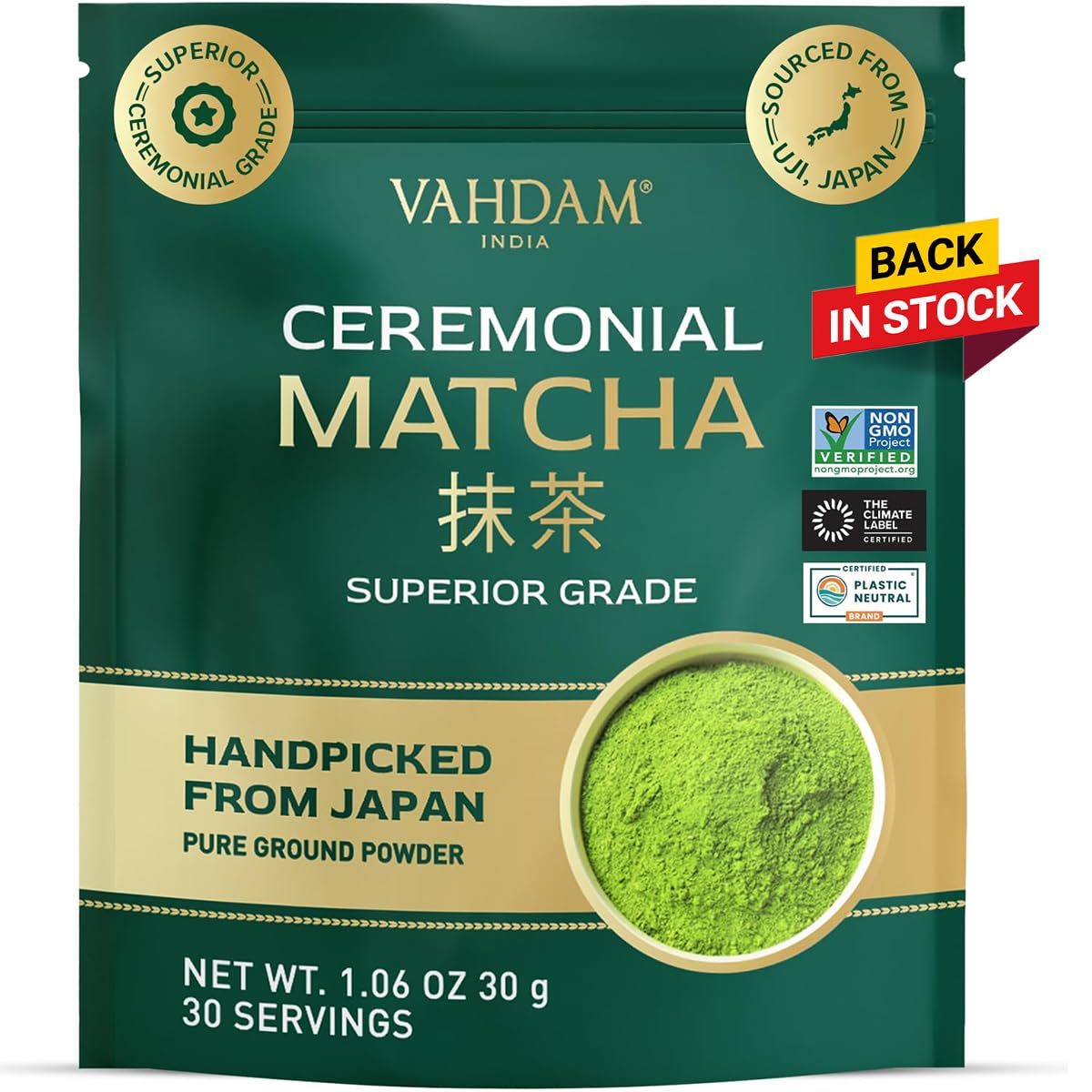 VAHDAM Instant Chai Latte - 10 Sachets (7.7 Oz / 220g) | Authentic Indian Chai with Natural Spices | Just Add Water, No Steeping Required | Creamy Chai Latte Anytime