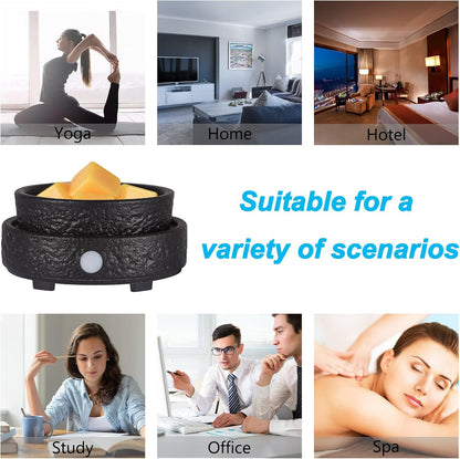 nawaza Ceramic Wax Melt Warmer Fragrance, 3 in1 Electric Candle Wax Warmer, Scented Wax Melt Wax Cubes Melter Fragrance Warmer for Home,Office, Birthday Gifts for Women Mom(White-01)