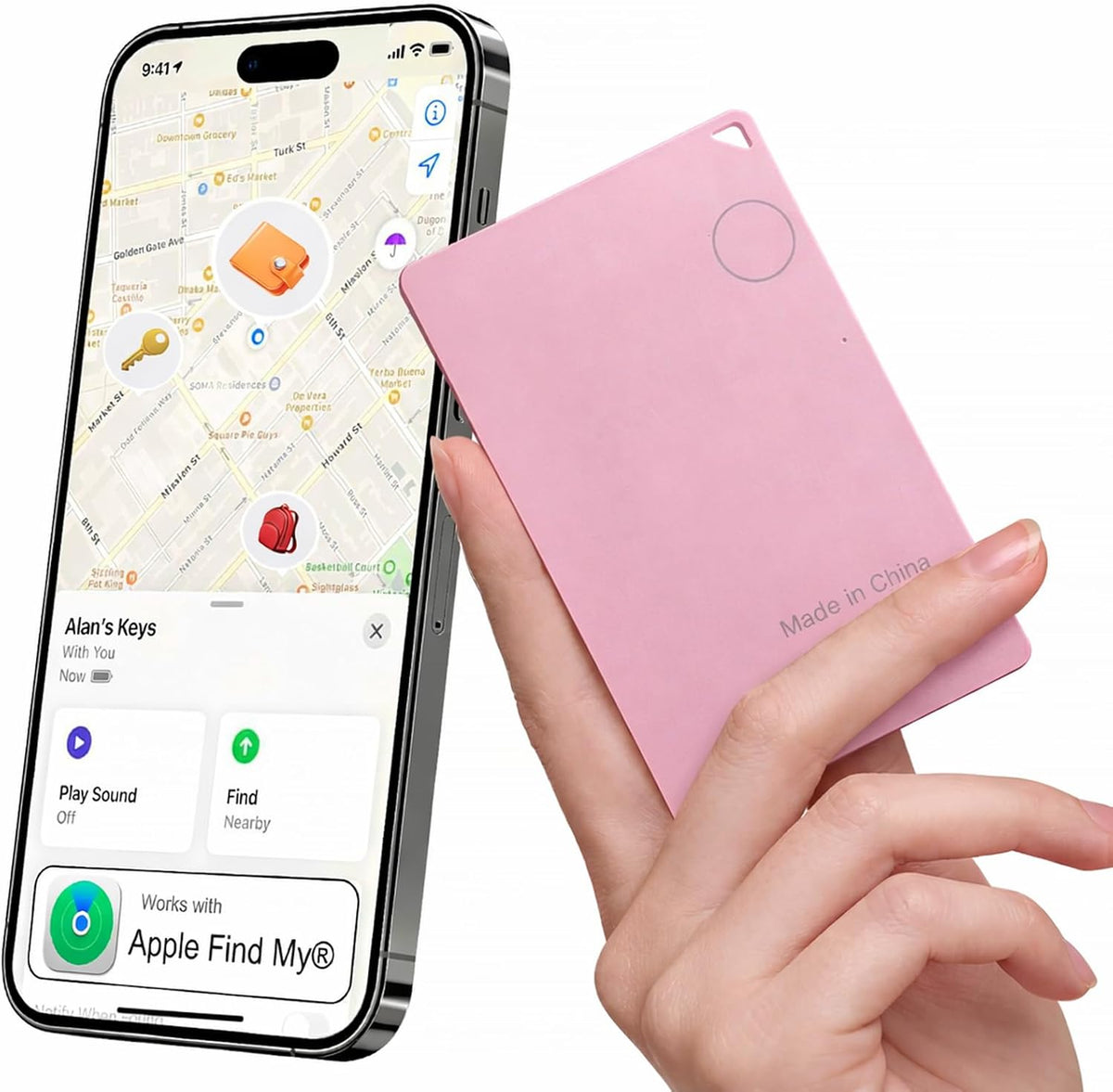 Wallet Tracker for Apple Find My, [Apple MFi Certified], iOS Only