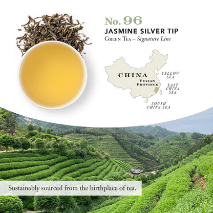 Steven Smith Teamaker, Jasmine Silver Tip Tea, 36 Sachets, 1.3oz each