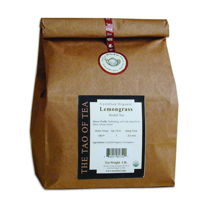 The Tao of Tea Lemon Balm, 100% Organic Herbal Tea, 1-Pounds