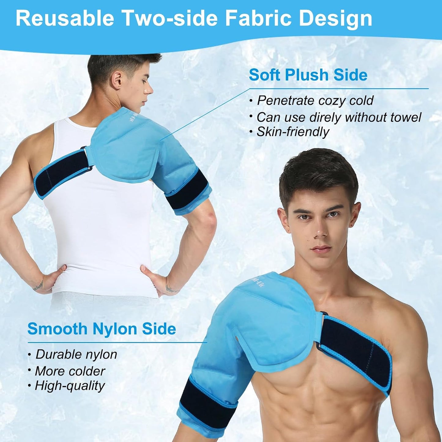 Shoulder Ice Pack Rotator Cuff Cold Therapy Wraps