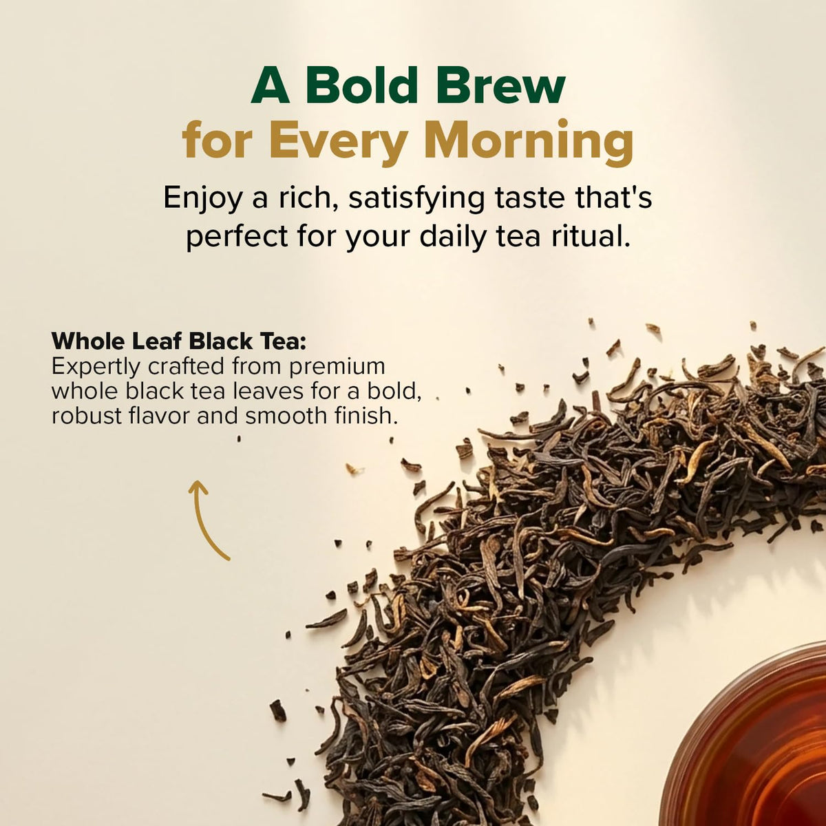 VAHDAM English Breakfast Tea Loose Leaf (12oz|170+ Cups) Bold Black Tea