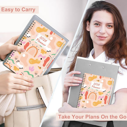 Weekly To Do List Notepad, 52 Sheets, Undated Weekly Planner, Letter Size | 8.5"x11", 100GSM, Thick Paper, Twin-Wire Spiral Bound, Tear Off Desk Pad, For Women & Man, Home School & Office Work