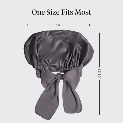 Kitsch XL Satin Bonnet for Sleeping - Softer Than Silk Bonnet For Sleeping Women - Secure Fit, Adjustable, Night Cap For Curly & Textured Hair - Prevents Breakage, Tangles & Thinning - Blush