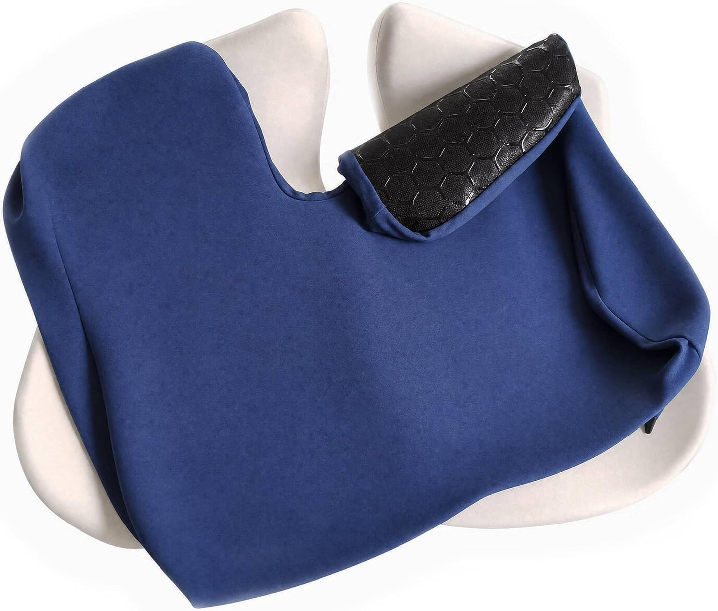 Extra Large Seat Cushion for Sciatica & Tailbone Pain – Pressure Relief Coccyx Cushion for Office Chair, Car Seat, Wheelchair, and Long Sitting – Sciatica Pain Relief Pillow