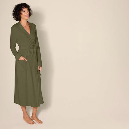 Amazon Essentials Women's Lightweight Waffle Full-Length Bath Robe (Available in Plus Size)