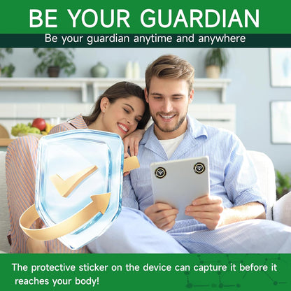 6 Pieces Blocker Protection Neutralizers Stickers for Cell Phones Tablets Laptops Computer WiFi Printer TV Electronic Devices Black