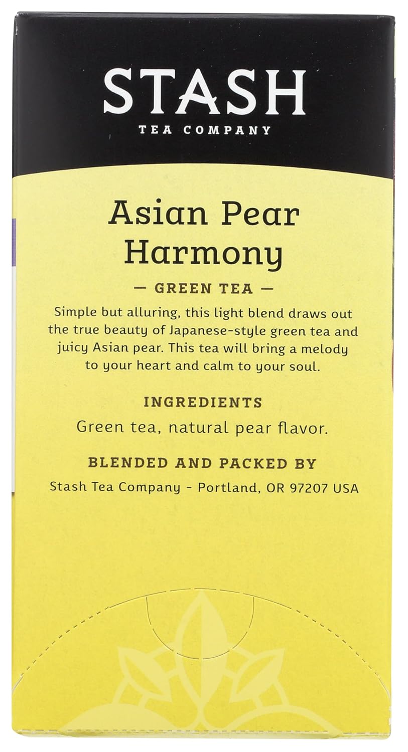 Asian Pear Harmony GreenTea Stash Tea 18 Bag