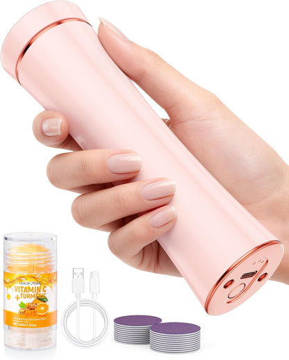 Electric Foot Callus Remover Rechargeable Foot File for Dead Skin | 3 Speeds Callus Remover for Feet, Waterproof Foot Care Pedicure Kit with Foot Cream, Ideal Gift for Men and Women