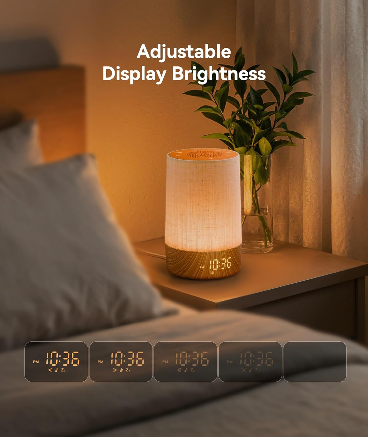Dreamegg Sunrise Alarm Clock, Sound Machine with Alarm Clock &Wake Up Light