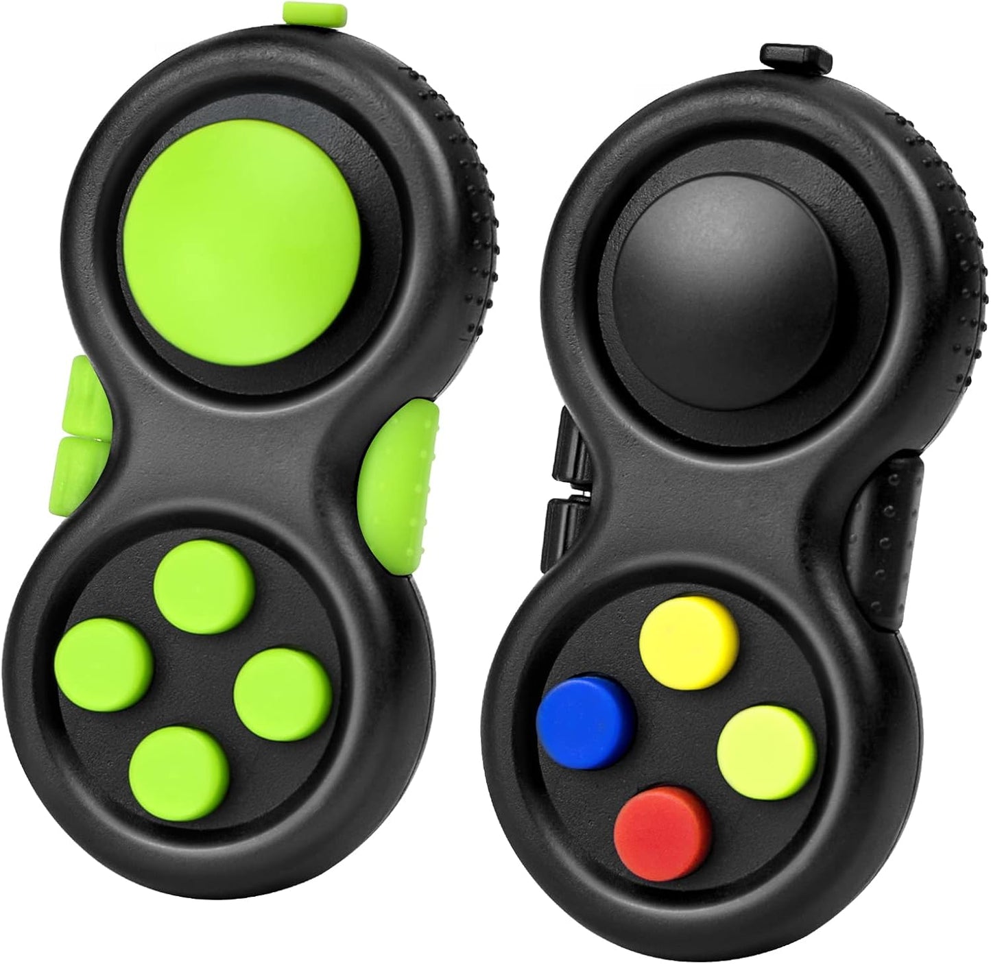 Original Fidget Toy Game, Rubberized Classical Controller Fidget Concentration Toy with 8-Fidget Functions and Lanyard - Excellent for Relieving Stress and Anxiety