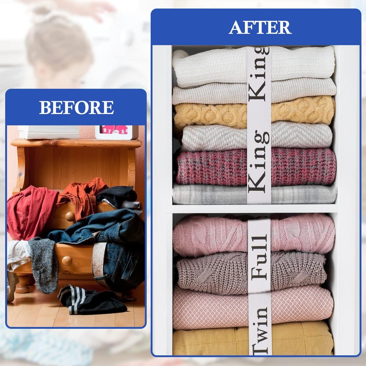 20Pcs Bed Sheet Organizer Bands Bed Sheet Keepers Storage Label Bands