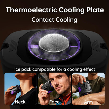 MUXNW Waist Clip Fan,100‑Speed 14000RPM,8000mAh