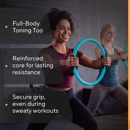 Pilates Ring Circle, Magic Circle Pilates Ring, Inner Thigh Exercise Equipment, Fitness Rings for Women, Thigh Master Inner Thigh Exerciser, Yoga Ring Pilates Equipment for Home Workouts