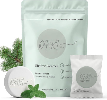 Lavender Chamomile Shower Steamers Aromatherapy 6 Pack – Lavender Shower Steamer for Sleep, Relaxation & Calm – Chamomile Spa Shower Bombs for Women & Men, Individually Wrapped