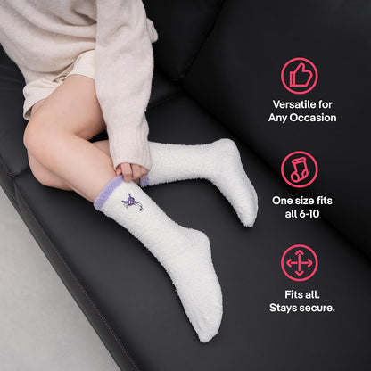 COOLMATE Fuzzy Socks for Women Gift Box – Cozy Soft Cloud Socks for Spa Home, Mother’s Day Gifts for Mom Grandma